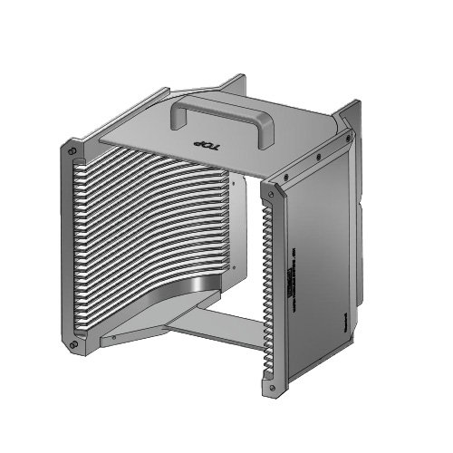 Cassette anodisée claire dure en aluminium de 8" (200 mm) | Mur d’extrémité à 25 fentes / barre en H | Handle | Flat | MOQ 5 Cassette anodisée claire dure en aluminium de 8" (200 mm) | Mur d’extrémité à 25 fentes / barre en H | Handle | Flat | MOQ 5