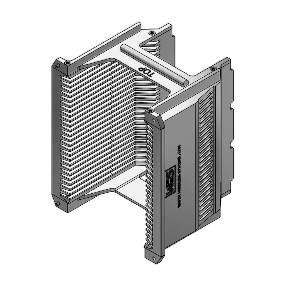 Cassette en aluminium anodisé dur clair de 4" (100 mm) | Barre en H 25 fentes / Barre en H | Angulaire | MOQ 5 Cassette en aluminium anodisé dur clair de 4" (100 mm) | Barre en H 25 fentes / Barre en H | Angulaire | MOQ 5