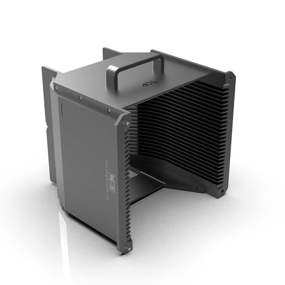 Cassette en aluminium anodisé dur clair de 8" (200 mm) | 25 emplacements Cassette en aluminium anodisé dur clair de 8" (200 mm) | 25 emplacements