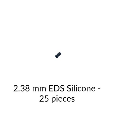 Ventouse ou kit (silicone haute température antistatique) (WHS-V8) 2,38 mm, silicone ESD, paquet de 25 Ventouse ou kit (silicone haute température antistatique) (WHS-V8) 2,38 mm, silicone ESD, paquet de 25
